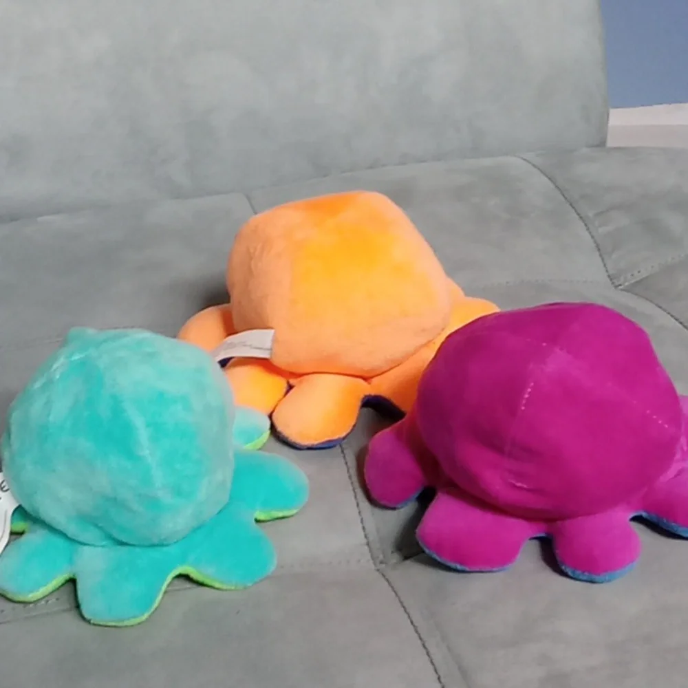 Octopus Plushie Toy Set Of 3